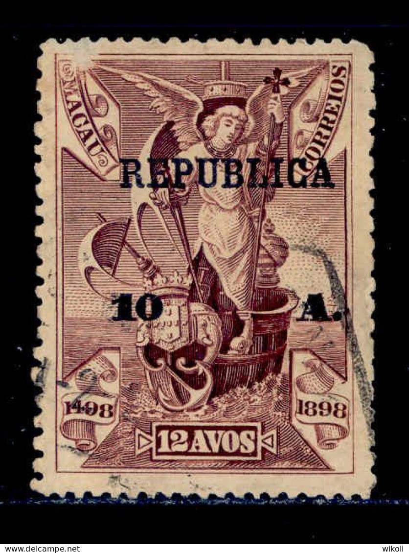 ! ! Macau - 1913 Vasco Gama 10 A - Af. 207 - Used - Gebraucht