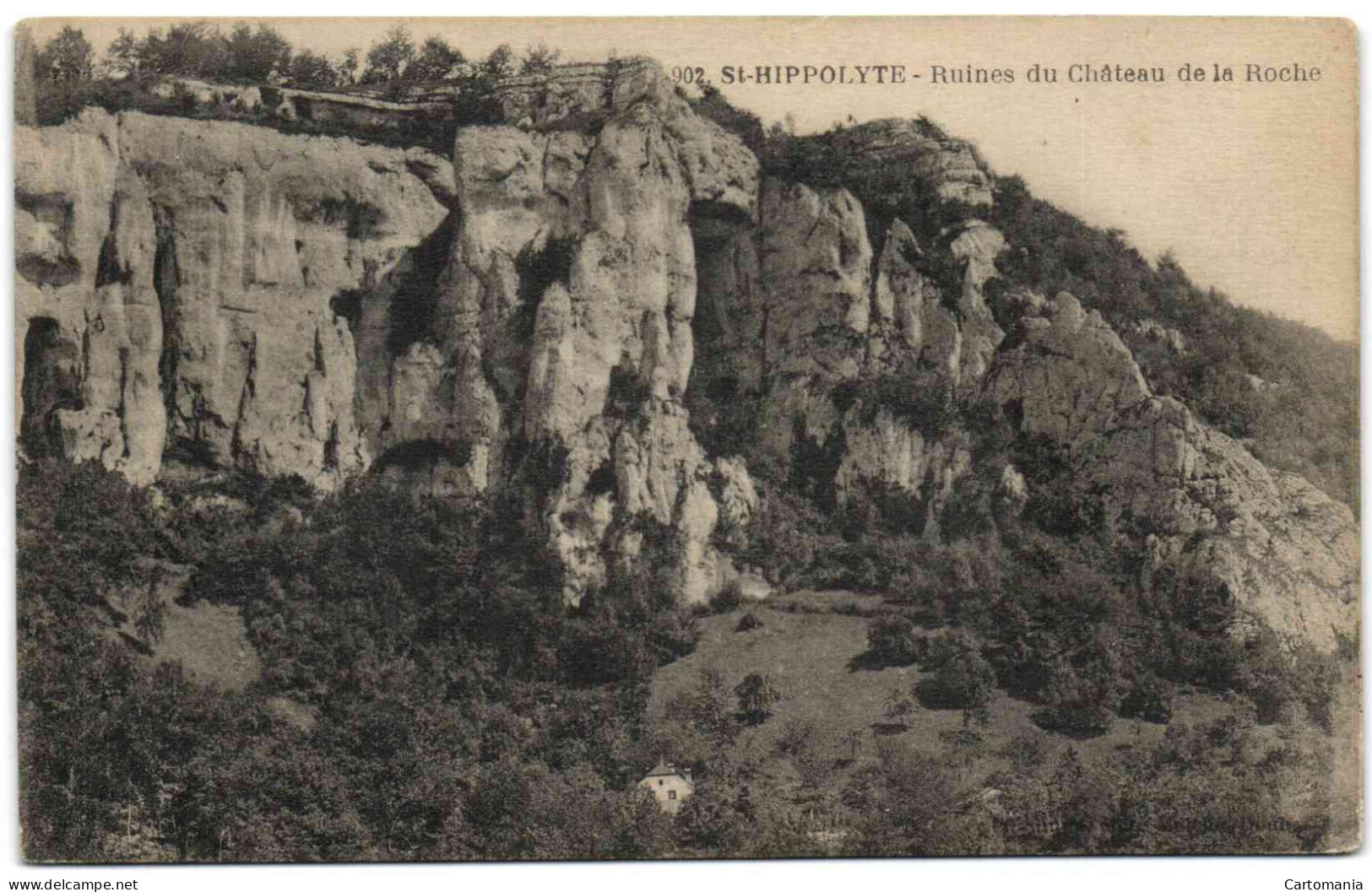 St-Hippolyte - Ruines Du Château De La Roche - Saint Hippolyte