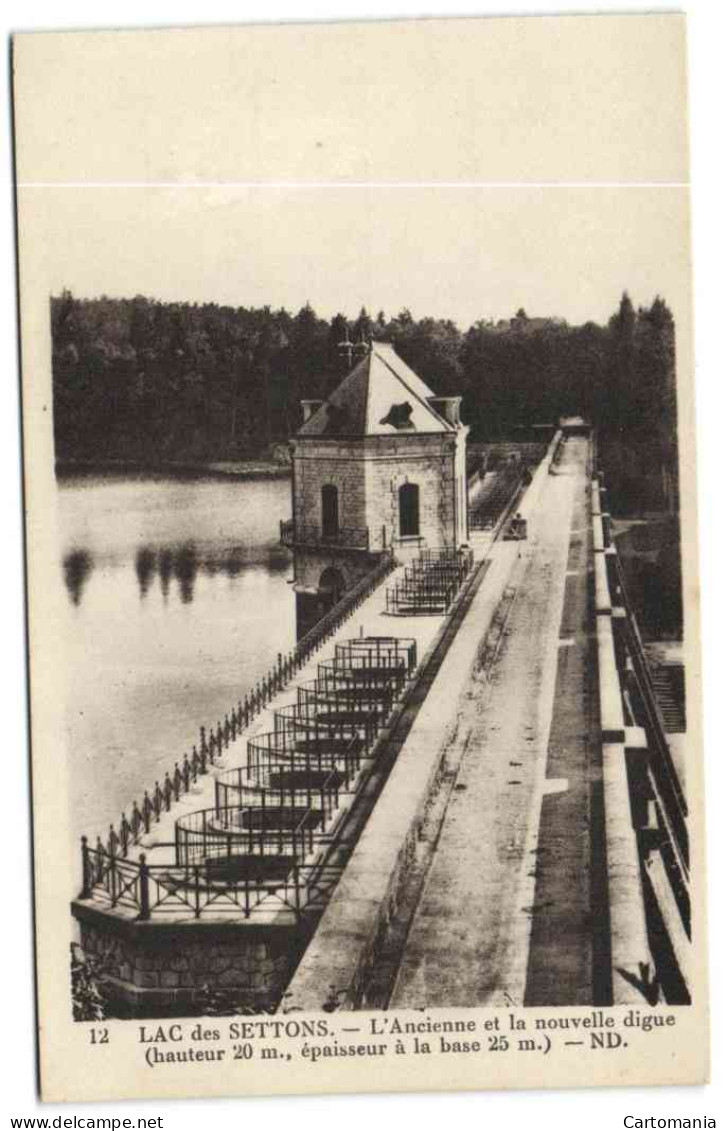 Lac Des Settons - L'Ancienne Et La Nouvelle Digue - Montsauche Les Settons