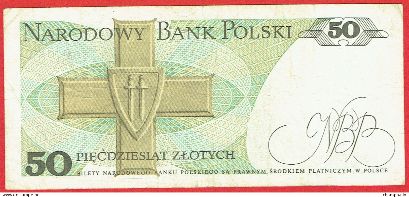 Pologne - Billet De 50 Zlotych - 1er Décembre 1988 - Karol Swierczewski - P142c - Pologne