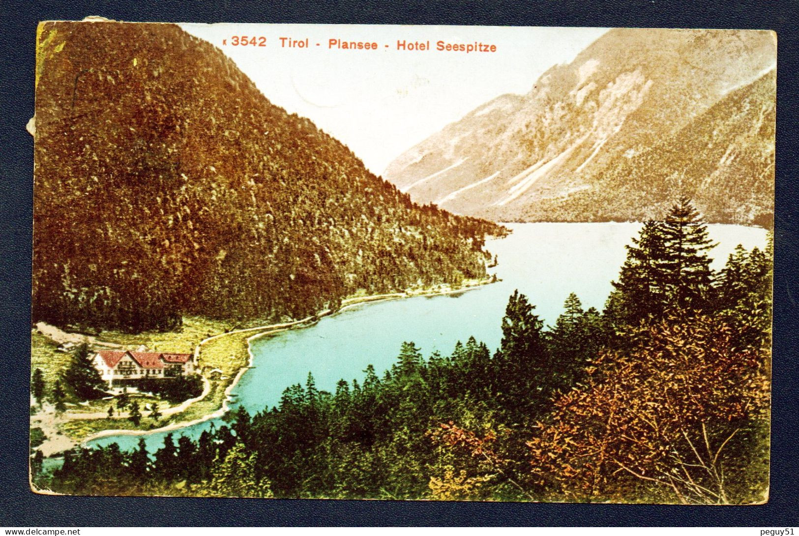 Tirol. Plansee. Hotel Sespitze. ( Tyrol, Lac De Plansee, Hôtel-Restaurant Seespitze, Reutte). 1910 - Reutte