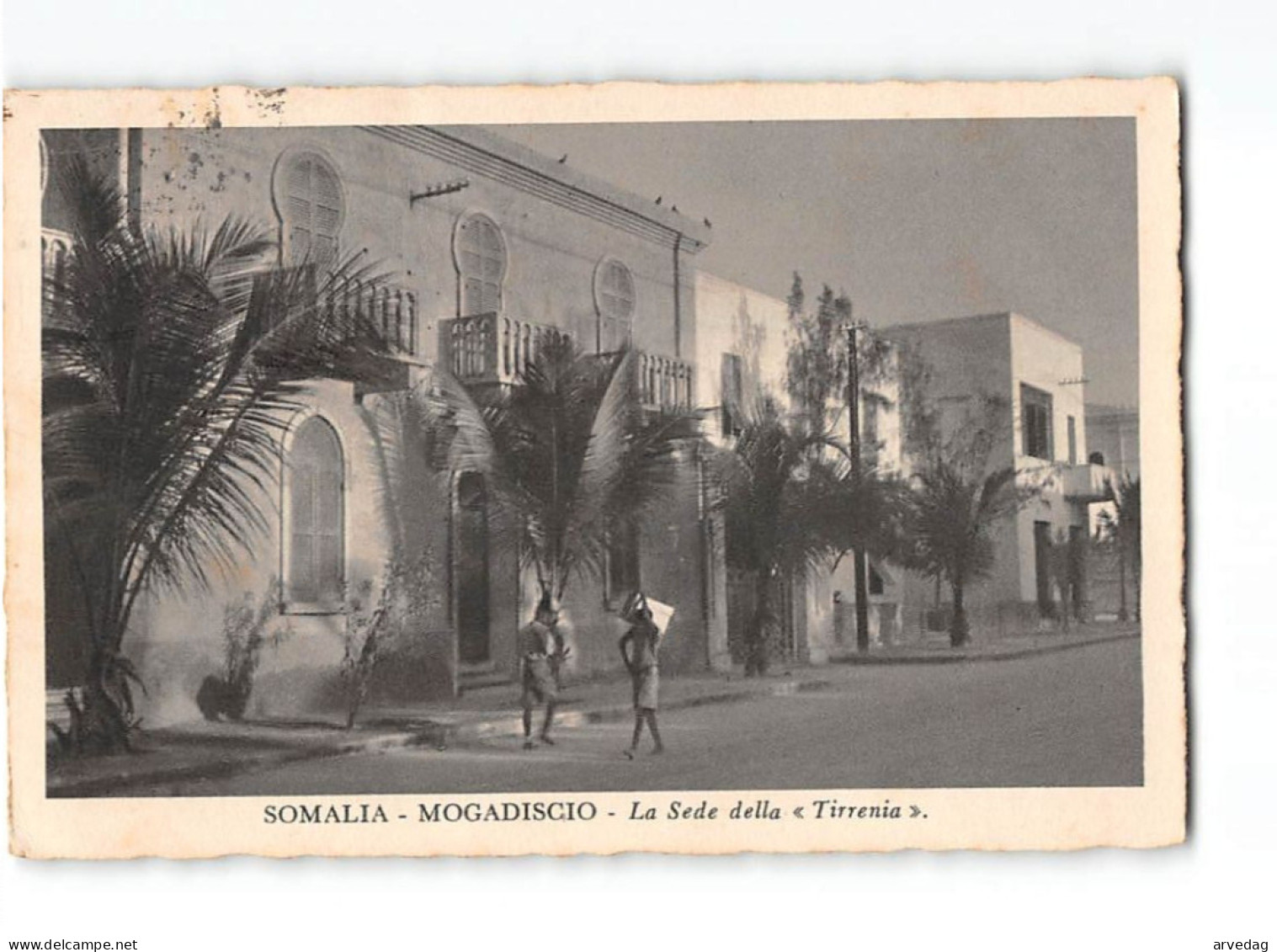18074 SOMALIA MOGADISCIO - LA SEDE DELLA TIRRENIA - Somalia