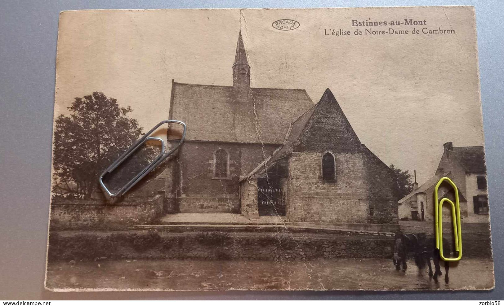 Estinnes  -  Estinnes Au Mont - L'église De Notre - Dame De Cambron - A Circulé Le 10 - 11 -1908 - Estinnes