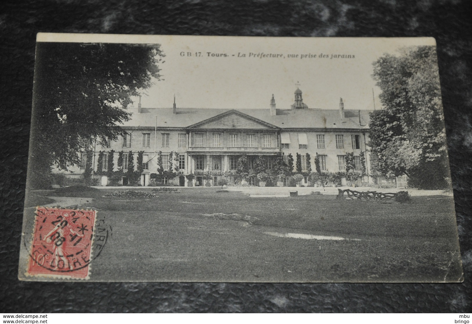 A1442   TOURS, La Préfecture, Vue Prise Des Jardins    1906 - Tours