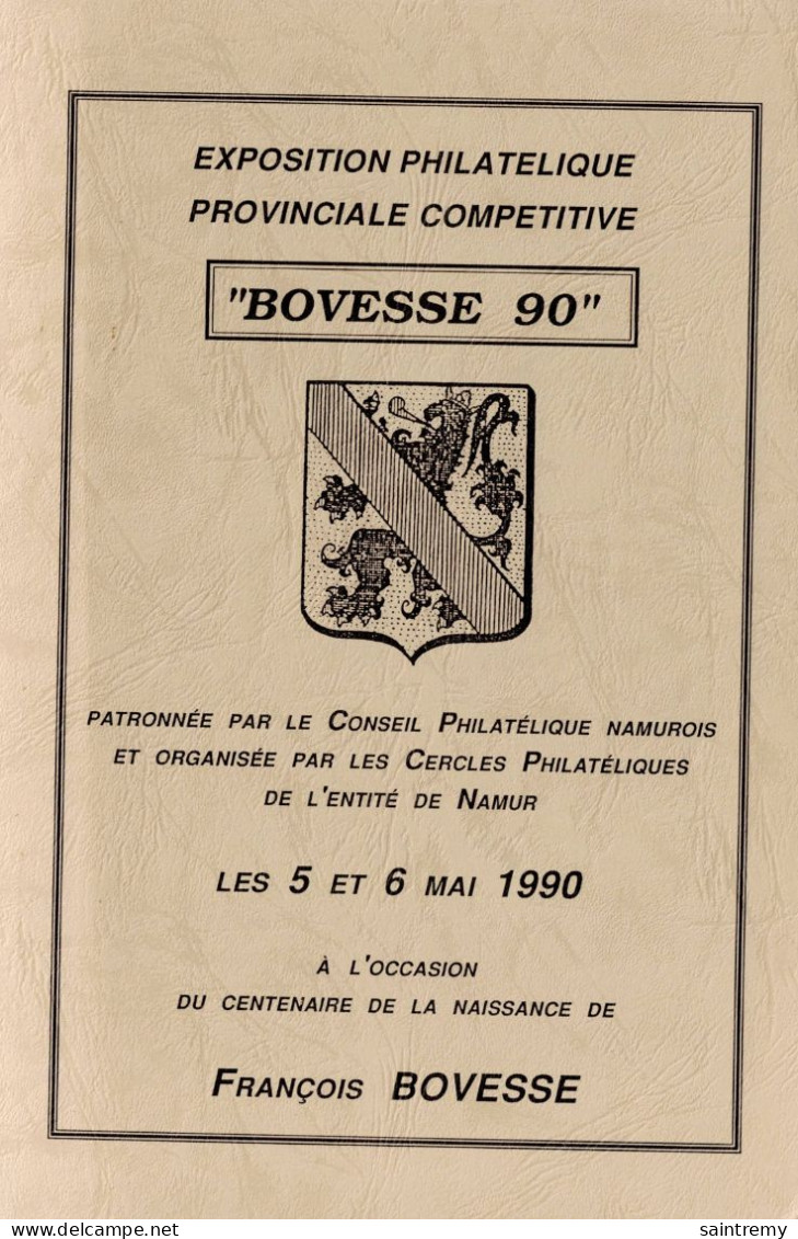 Bovesse 90 - à L'occasion Du Centenaire De La Naissance De François Bovesse 1990 H230 - Autres & Non Classés