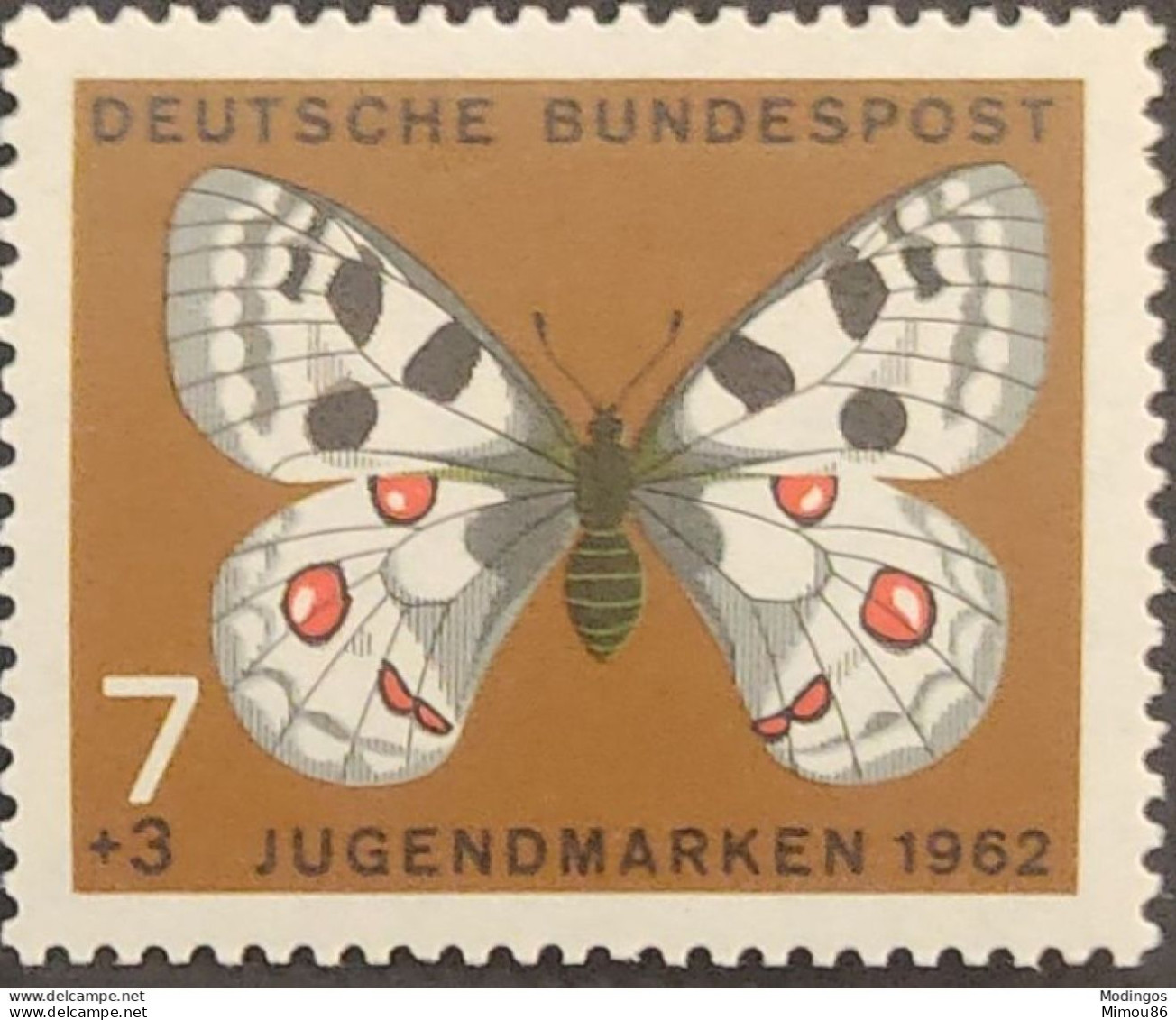 Animaux -1962 - MNH - Deutsche Post - ** - Sammlungen