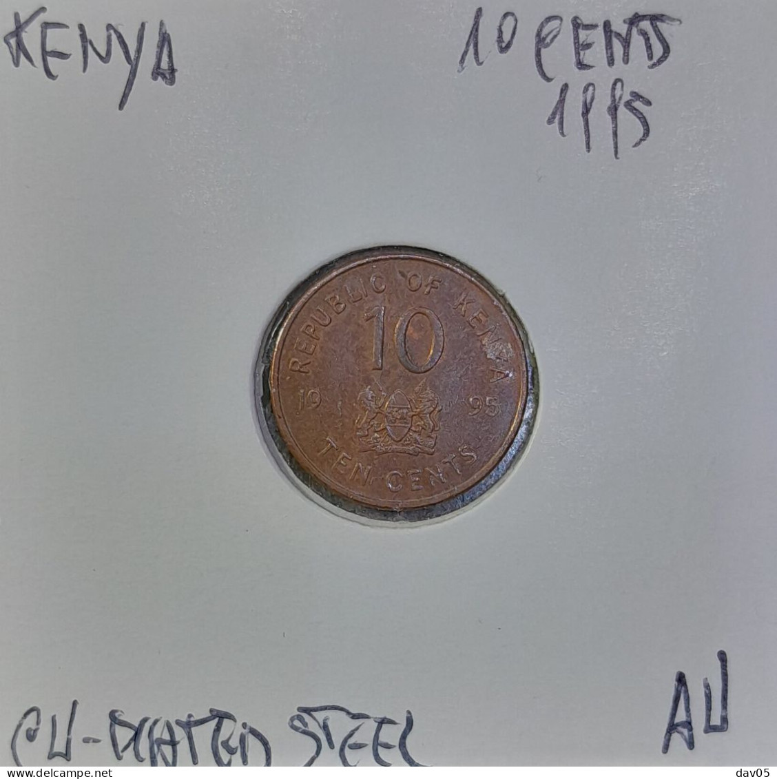 KENYA -10 CENTS 1995 - AU/SUP - Kenia