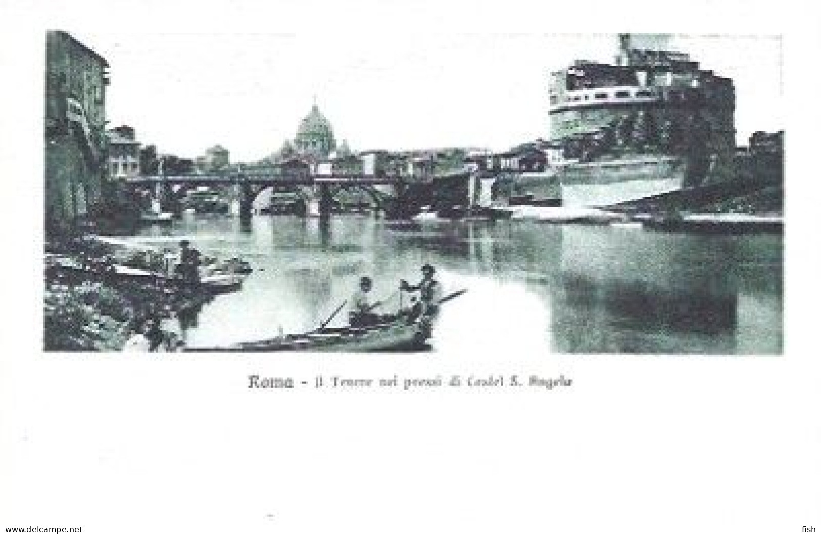 Italy ** & Postal, Roma, Tevere Nei Pressi Di Castel S Angelo (3882) - Castel Sant'Angelo