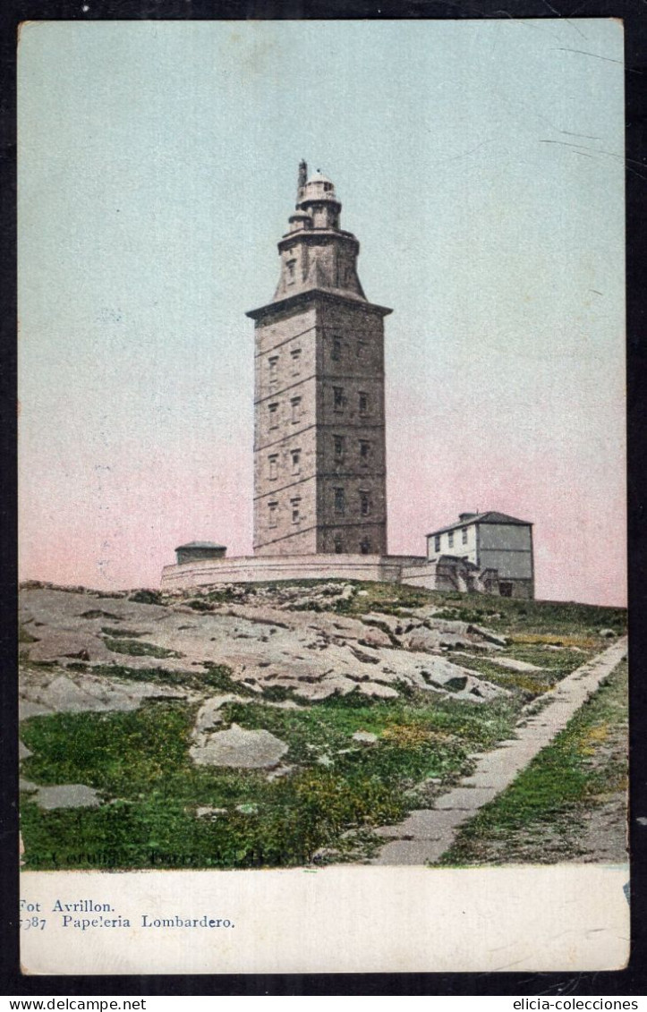 España - Circa 1940 - Postcard - La Coruña - Hercules Tower - La Coruña