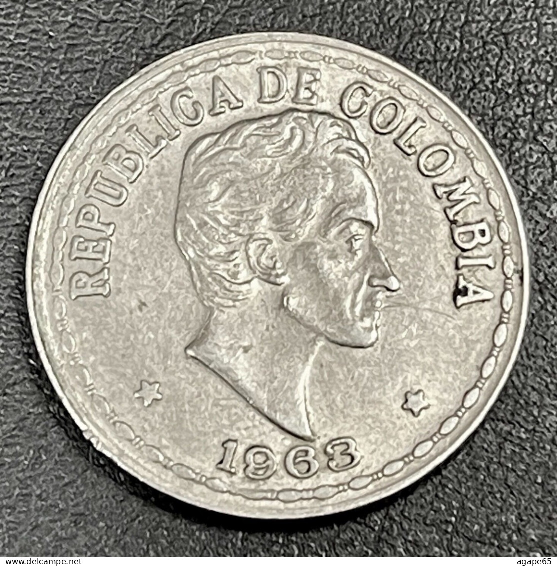 20 Centavos, Colombia, 1963 - Colombie