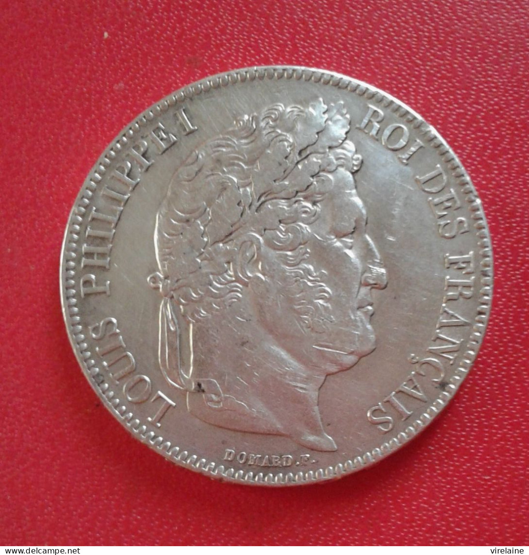 FRANCE  5 Francs Louis Philippe 1842 B Rouen  Argent - 5 Francs