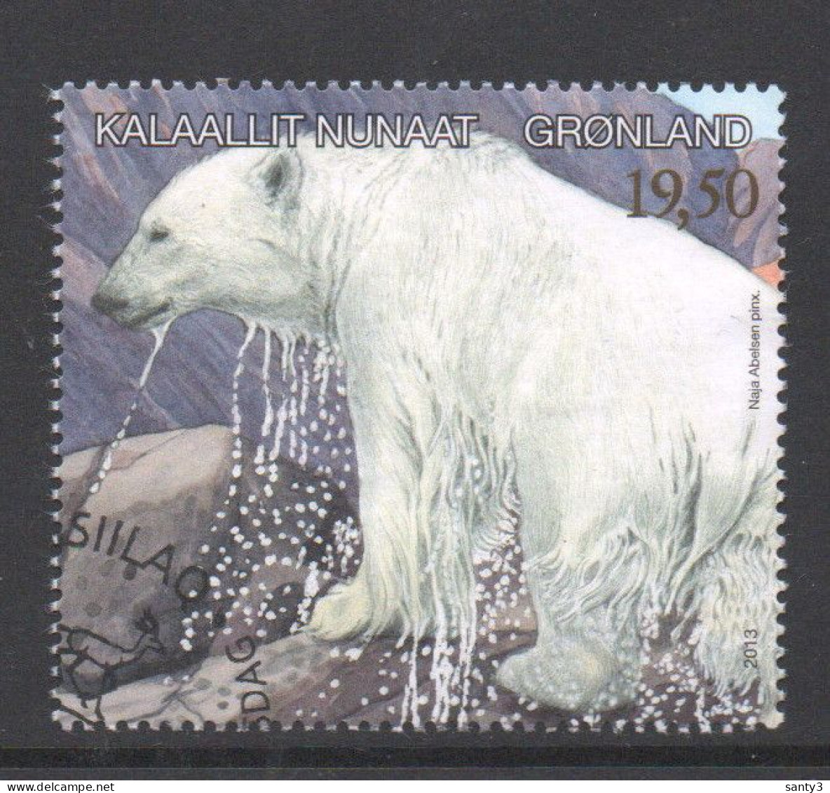 Groenland 2013 Yv 616 Hoge Waarde,  Gestempeld - Used Stamps