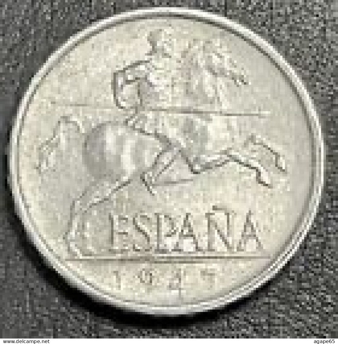 5 Centimos, Spain, 1945 - 5 Céntimos