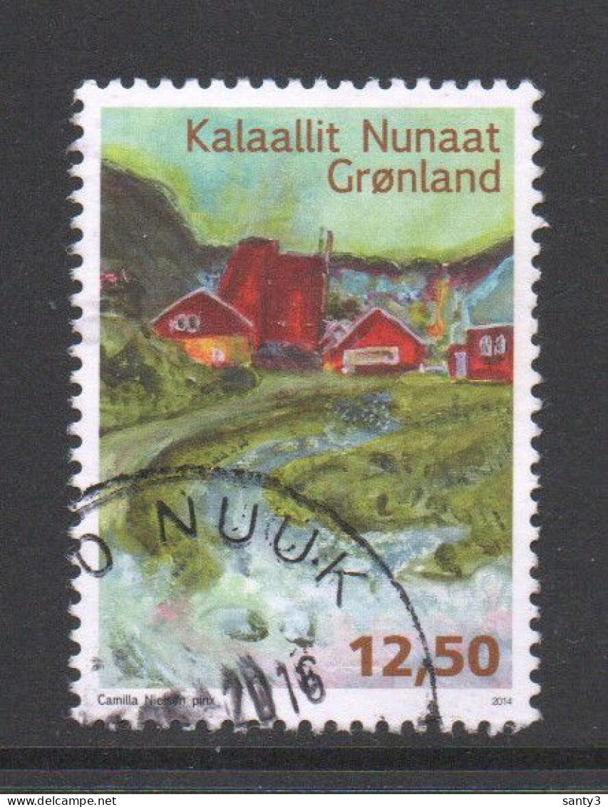 Groenland 2014 Yv 635 Hoge Waarde,  Gestempeld - Used Stamps