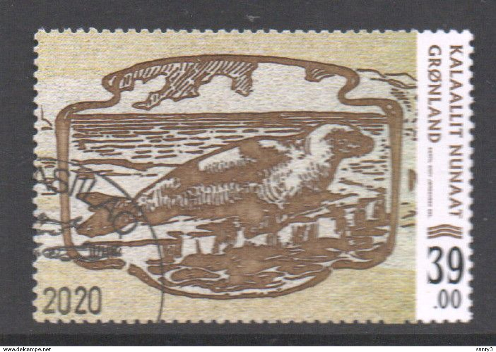 Groenland 2017 Yv 736 Hele Hoge Waarde,  Gestempeld - Used Stamps