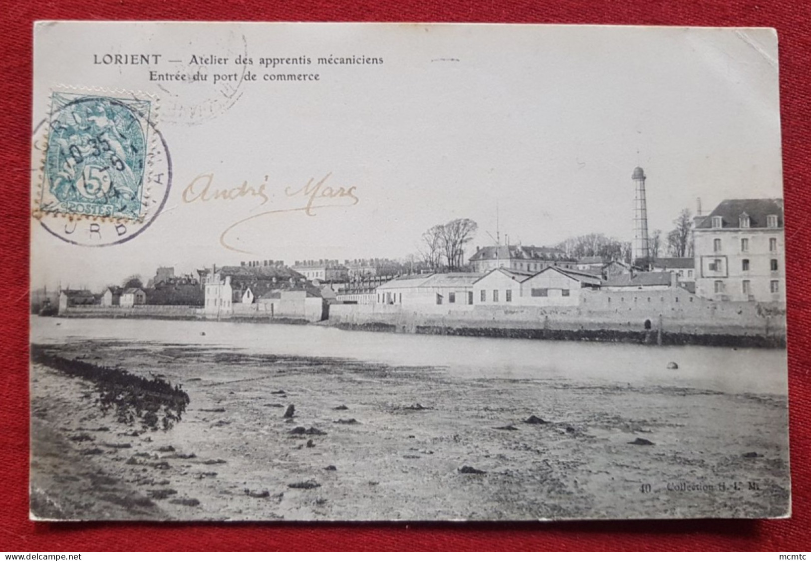 CPA  - Lorient  - Atelier Des Apprentis Mécaniciens - Entrée Du Port De Commerce - Lorient