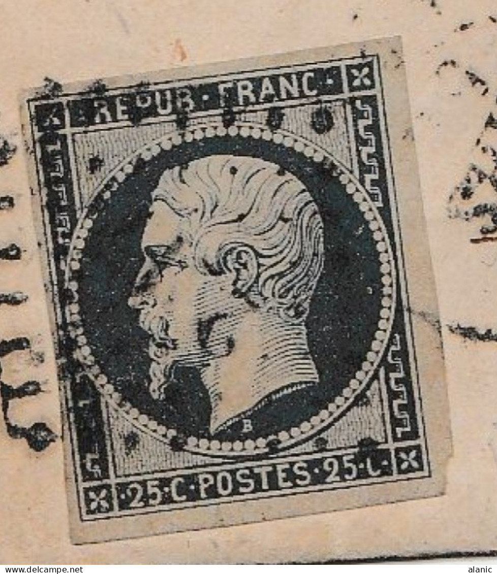 FRANCE- N°10 SEUL :LETTRE De NANCY Pour PARIS 1864-Utilisation Tardive !!!! BE - 1852 Louis-Napoleon