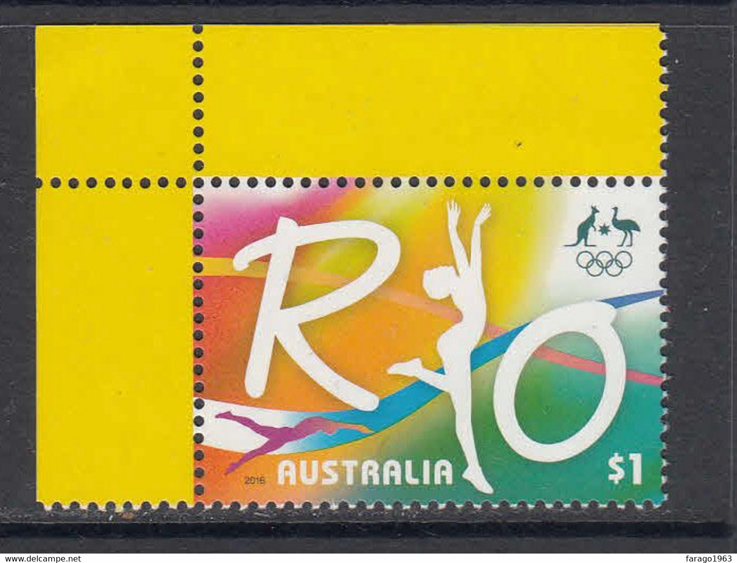 2016 Australia Rio Olympics  Complete Set Of 1 MNH - Mint Stamps