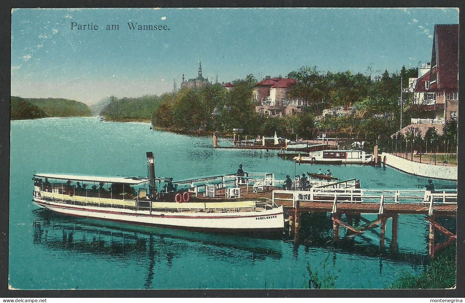 WANNSEE - Partie Am Wannsee - Verl. S. Stojanovics - Old Postcard (see Sales Conditions) 09213 - Wannsee