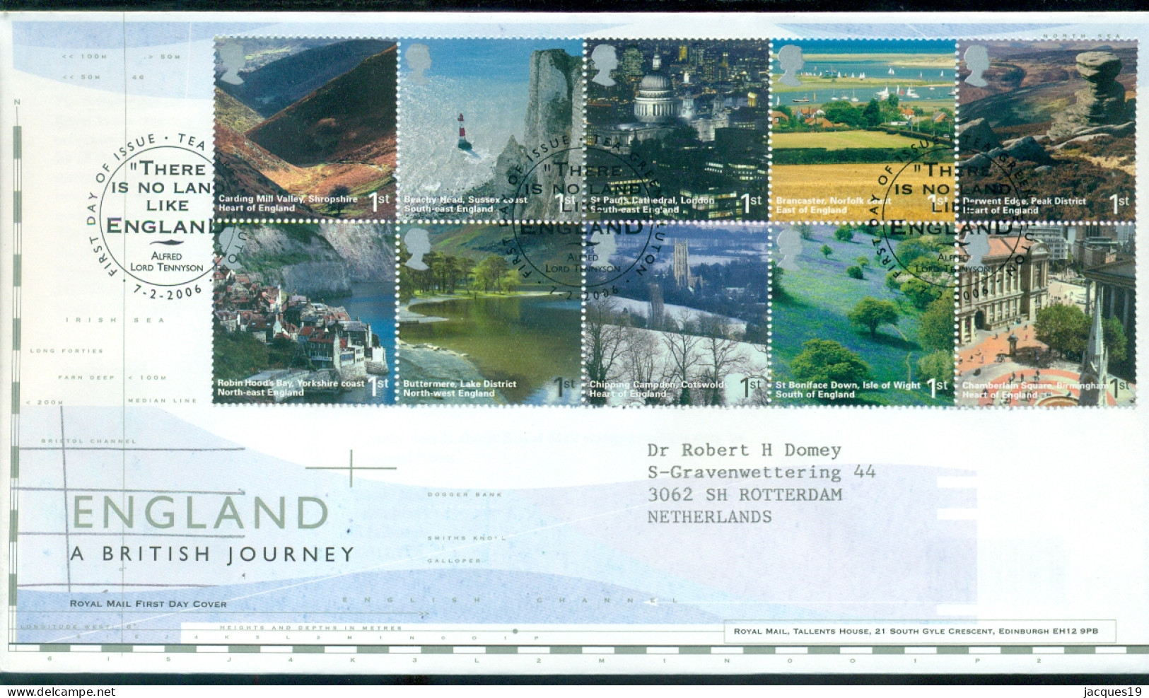Great Britain 2006 FDC A British Journey - 2001-2010 Decimal Issues