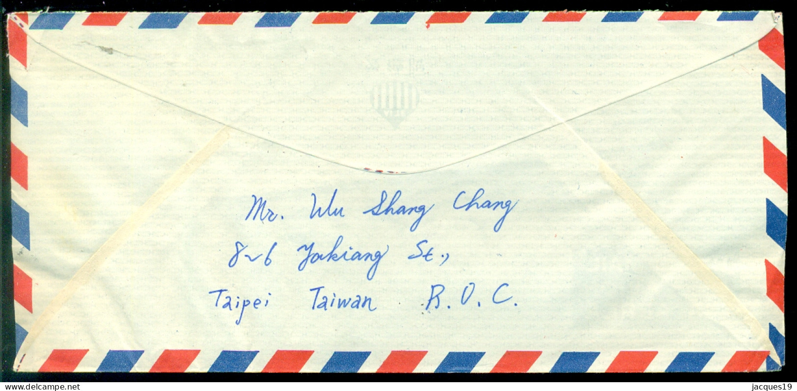 Taiwan 1978 Airmail Cover To Norway - Brieven En Documenten