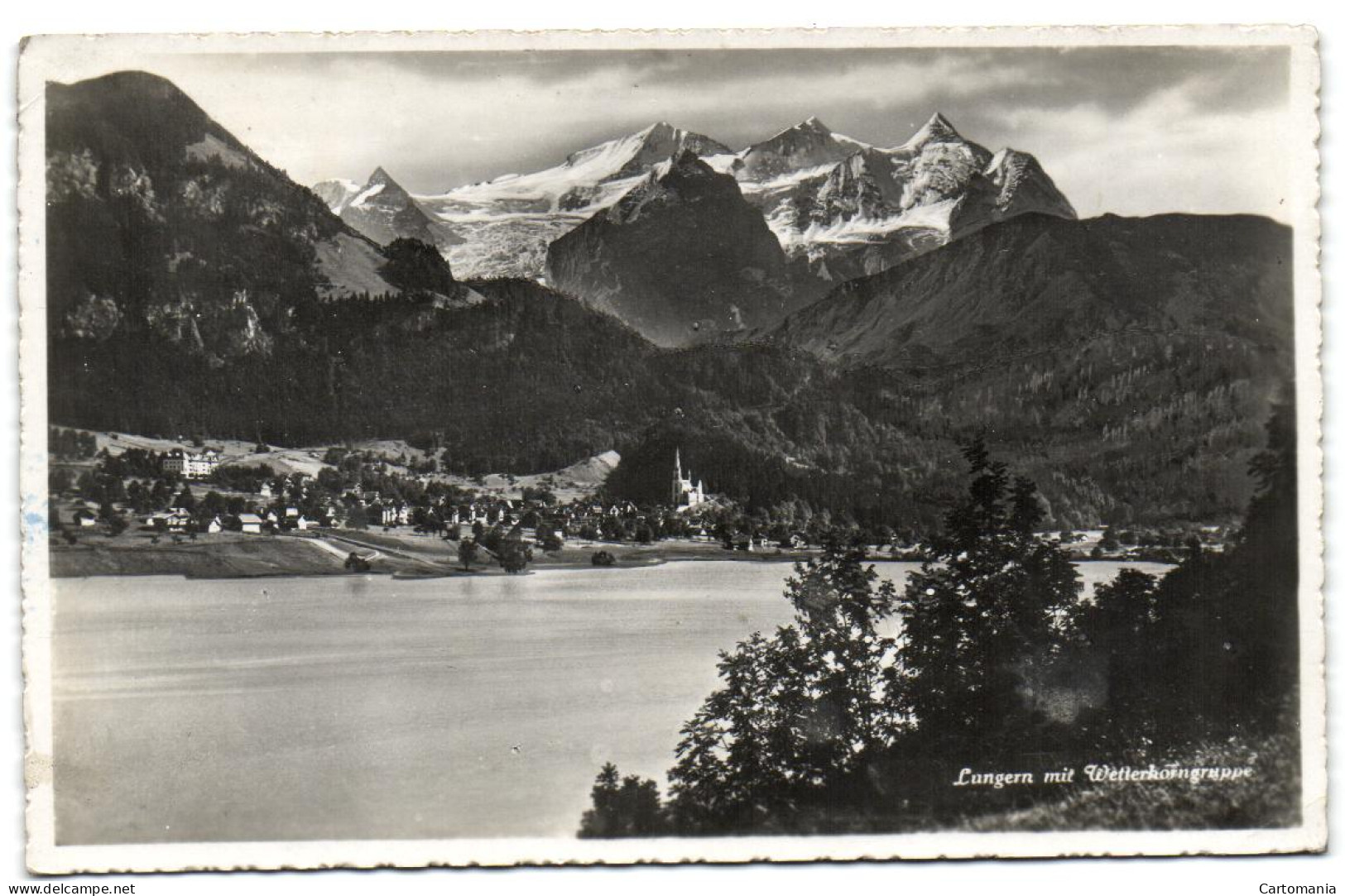 Lungern Mit Wetterhorngruppe - Lungern