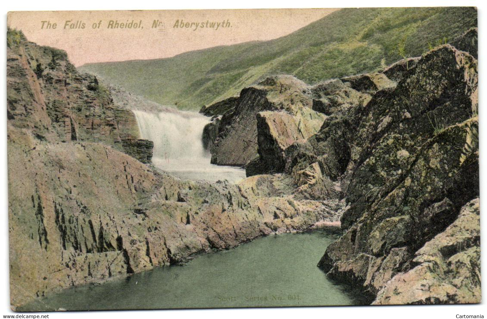 The Falls Of Rheidol - Aberystwyth - Cardiganshire