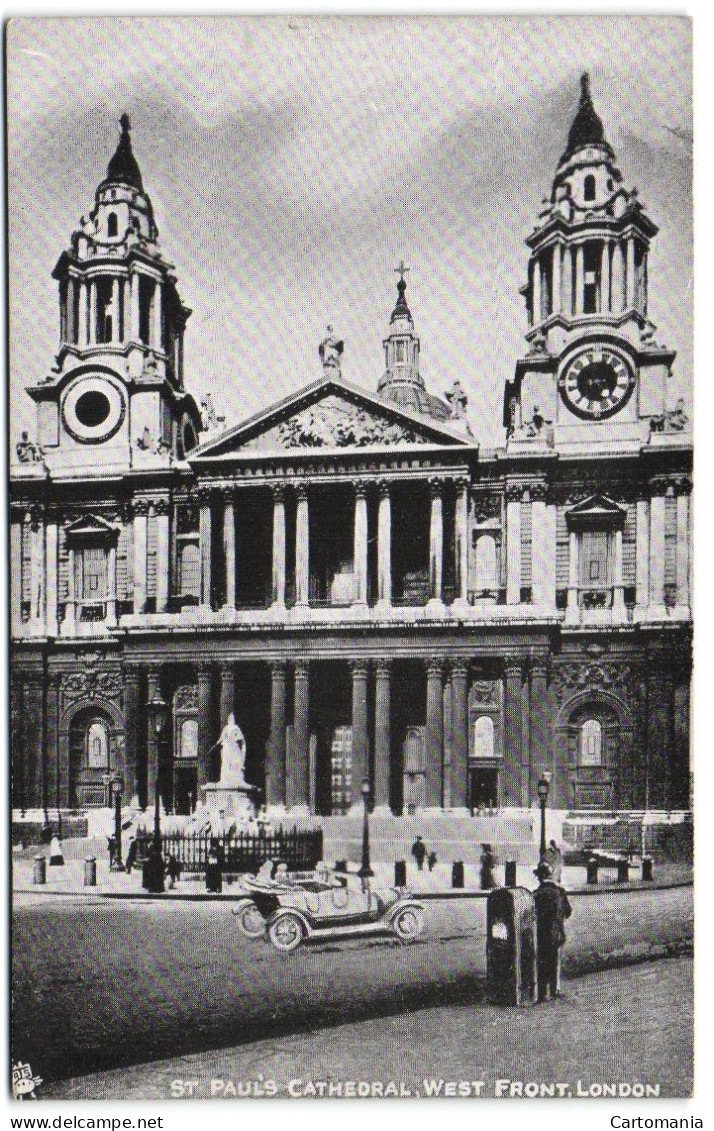 St. Paul's Cathedral - West Front - London - St. Paul's Cathedral