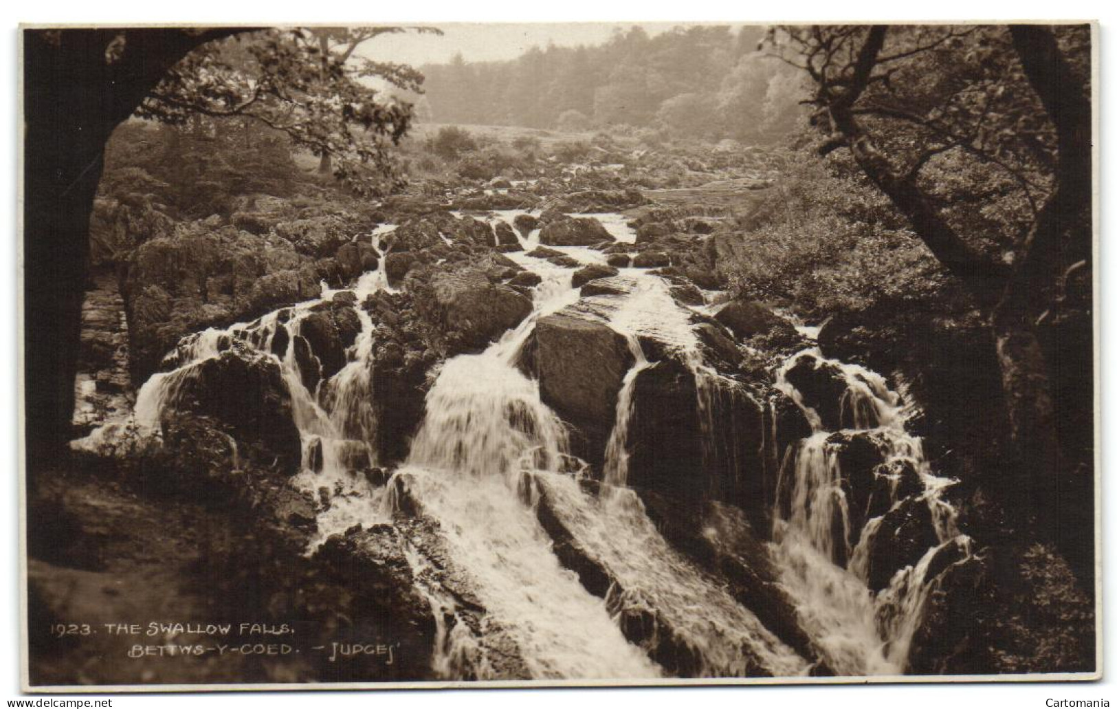 The Swallow Falls - Bettws-y-Coed - Caernarvonshire