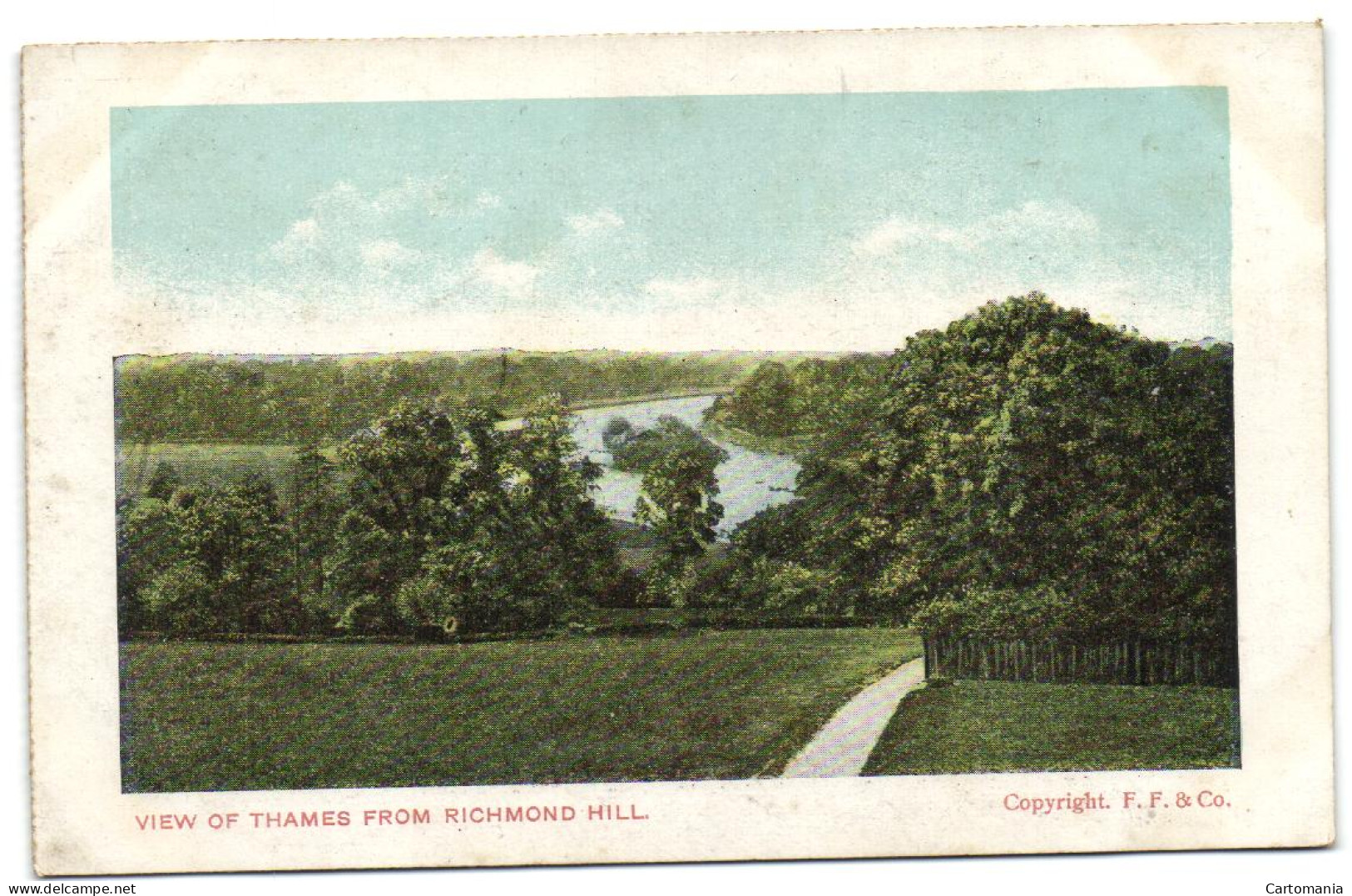 View Of Thames From Richmond Hill - London Suburbs