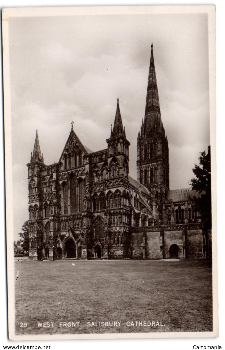 West Front Salisbury Cathedral - Salisbury