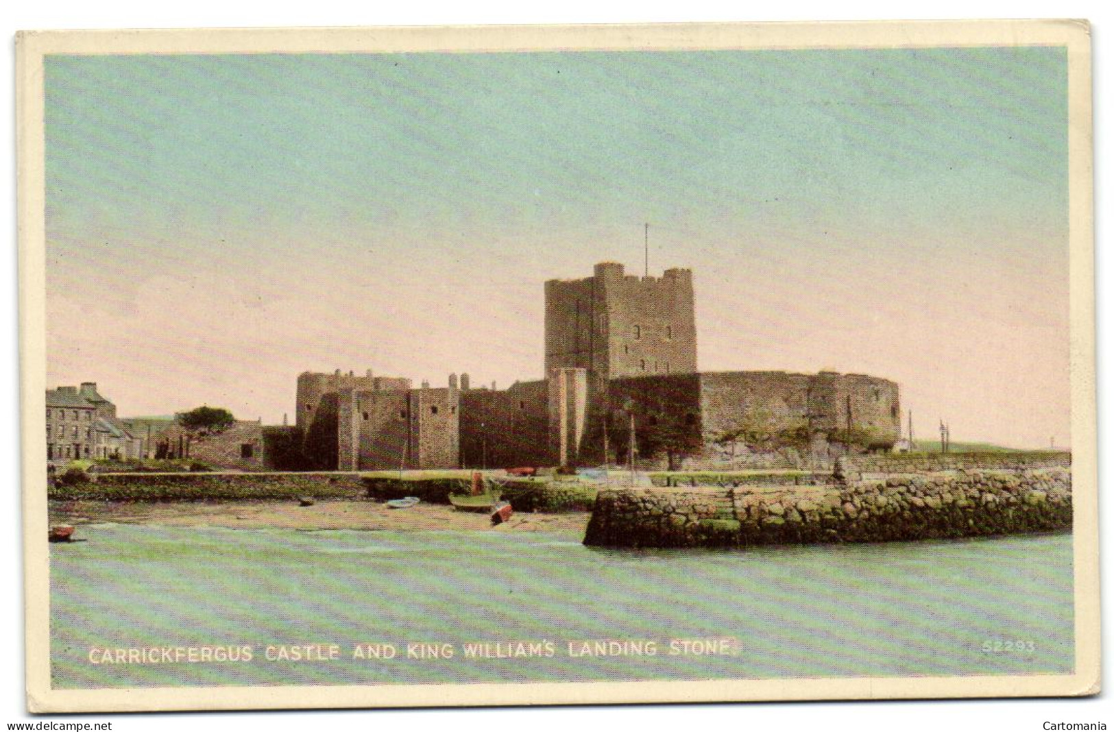 Carrickfergus Castle And King William's Landing Stone - Antrim