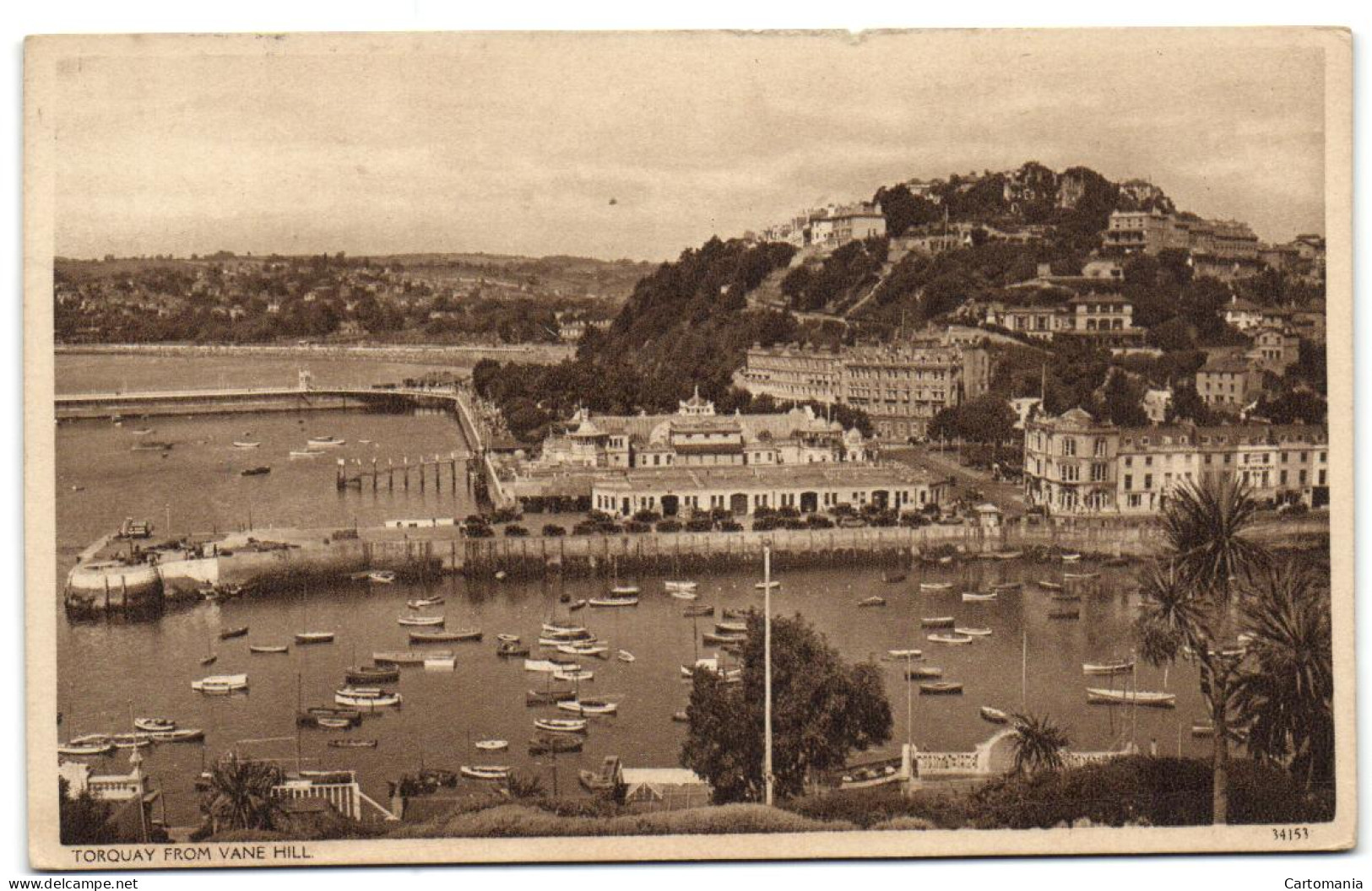 Torquay From Vane Hill - Torquay