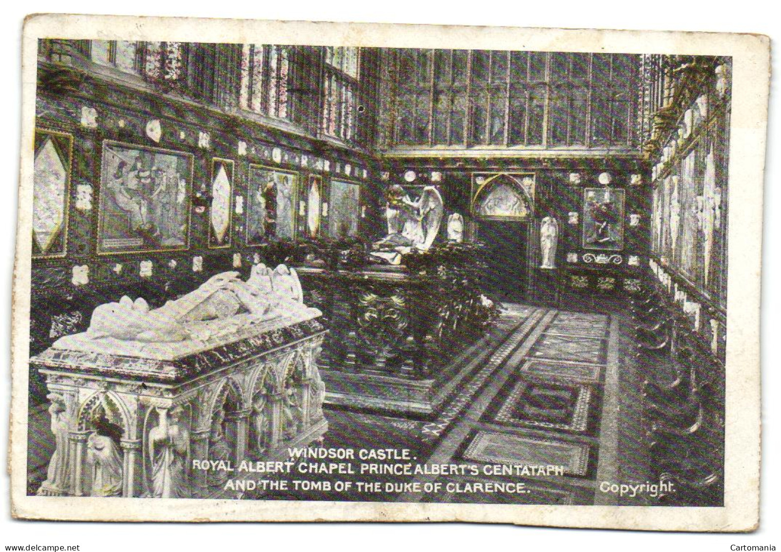 Windsor Castle - Royal Albert Chapel Princ Albert's Centataph And The Tomb Of The Duke Of Clarence - Windsor Castle