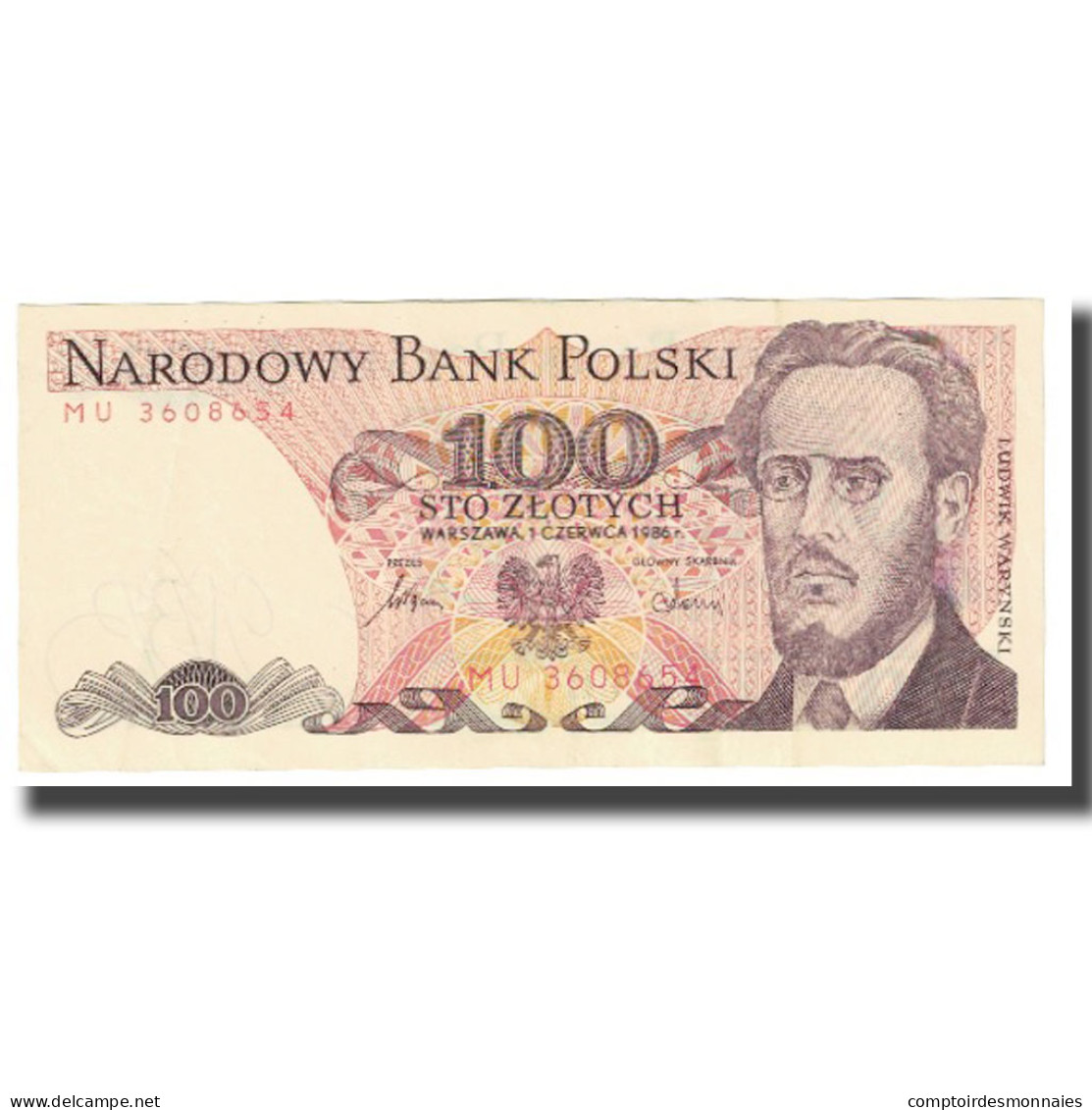 Billet, Pologne, 100 Zlotych, 1986, 1986-06-01, KM:143a, NEUF - Pologne