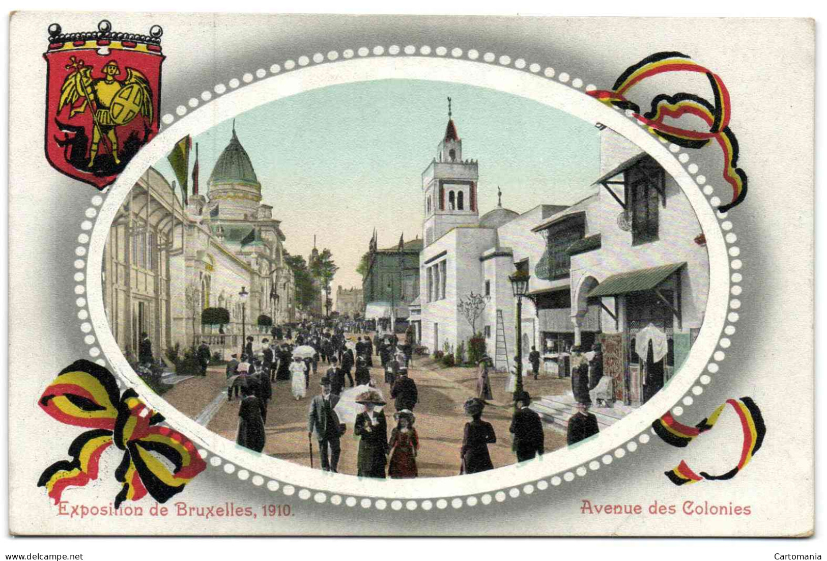 Exposition De Bruxelles 1910 - Avenue Des Colonies - Expositions Universelles