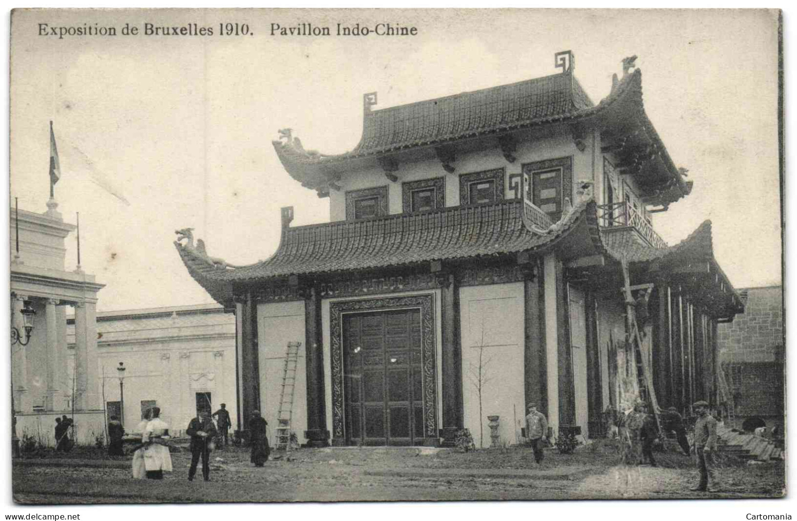 Exposition De Bruxelles 1910 - Pavillon Indo-Chine - Expositions Universelles