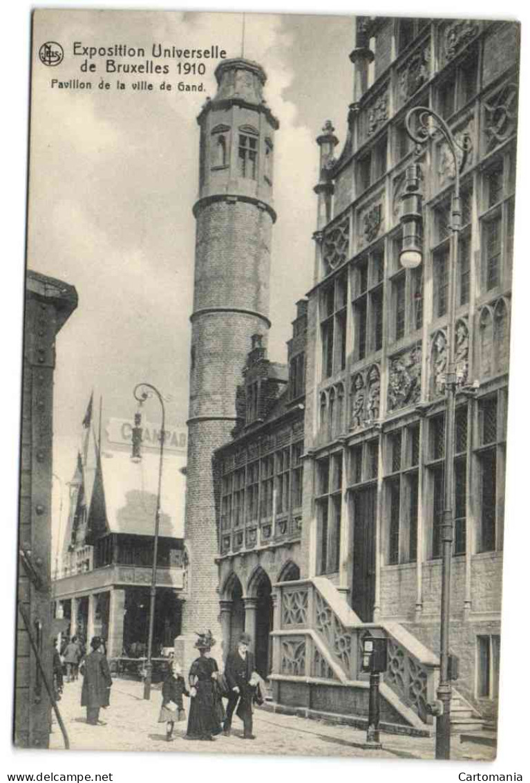 Exposition De Bruxelles 1910 - Pavillon De La Ville De Gand - Expositions Universelles