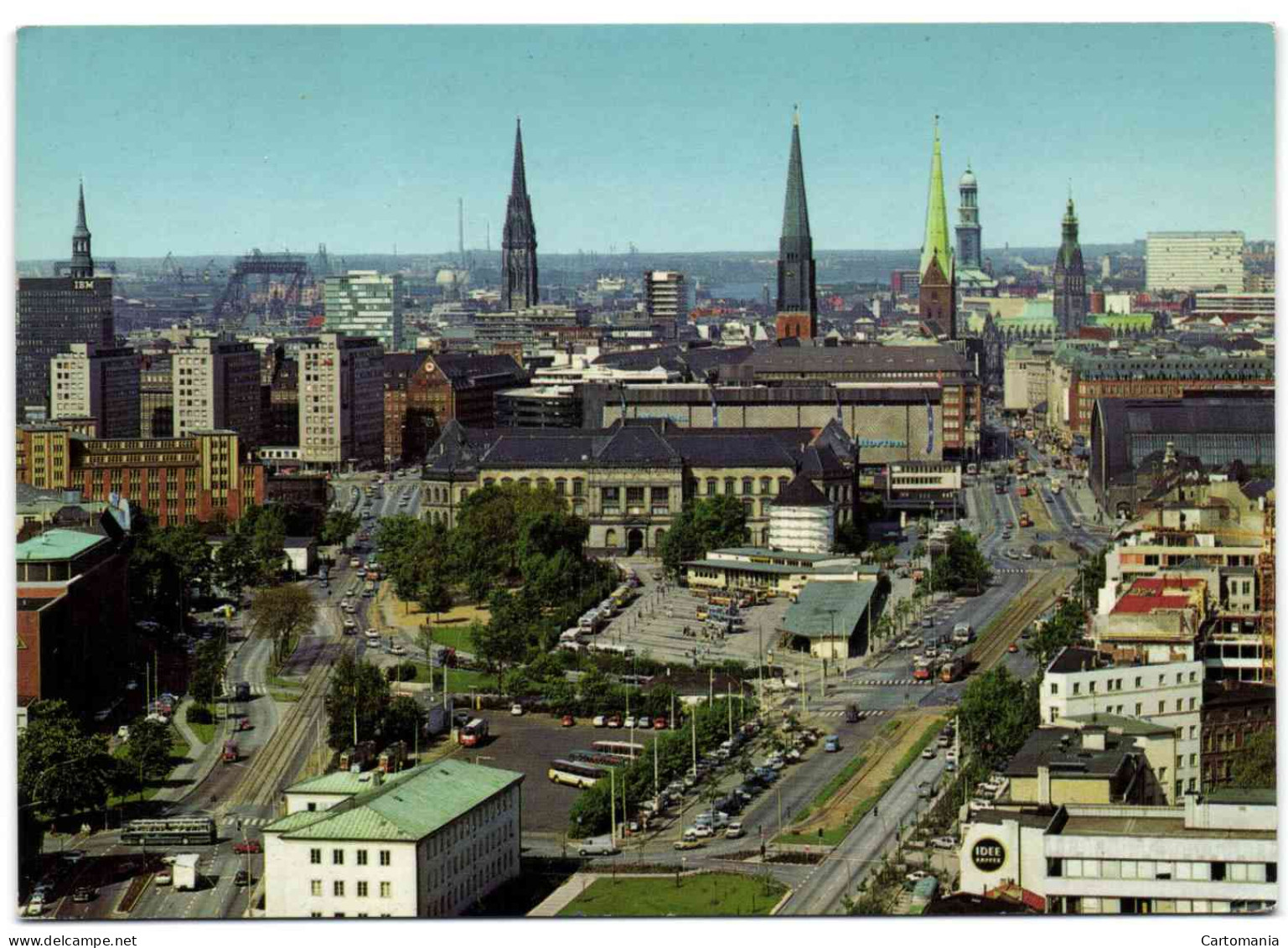 Hamburg - Blick Vom Polizei-Hochhaus Auf Die Stadt - Lorch