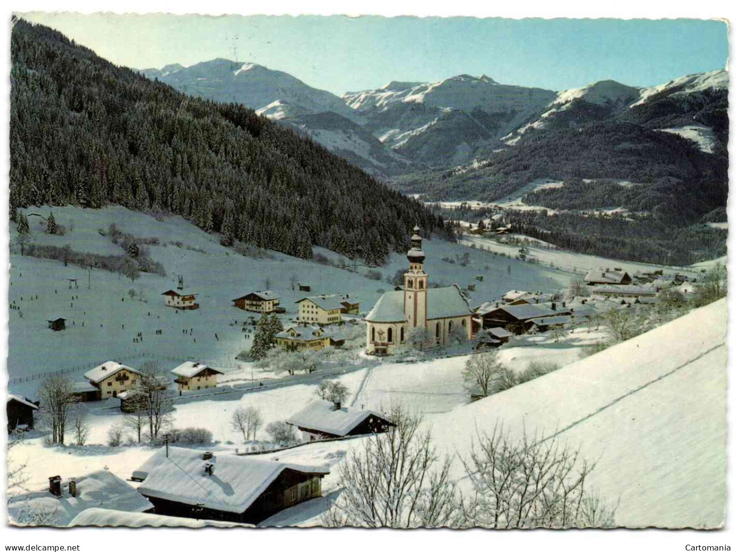 Wintersportort Oberau Im Hochtal Wildschönau Gegen Schatzberg - Tirol - Wildschönau