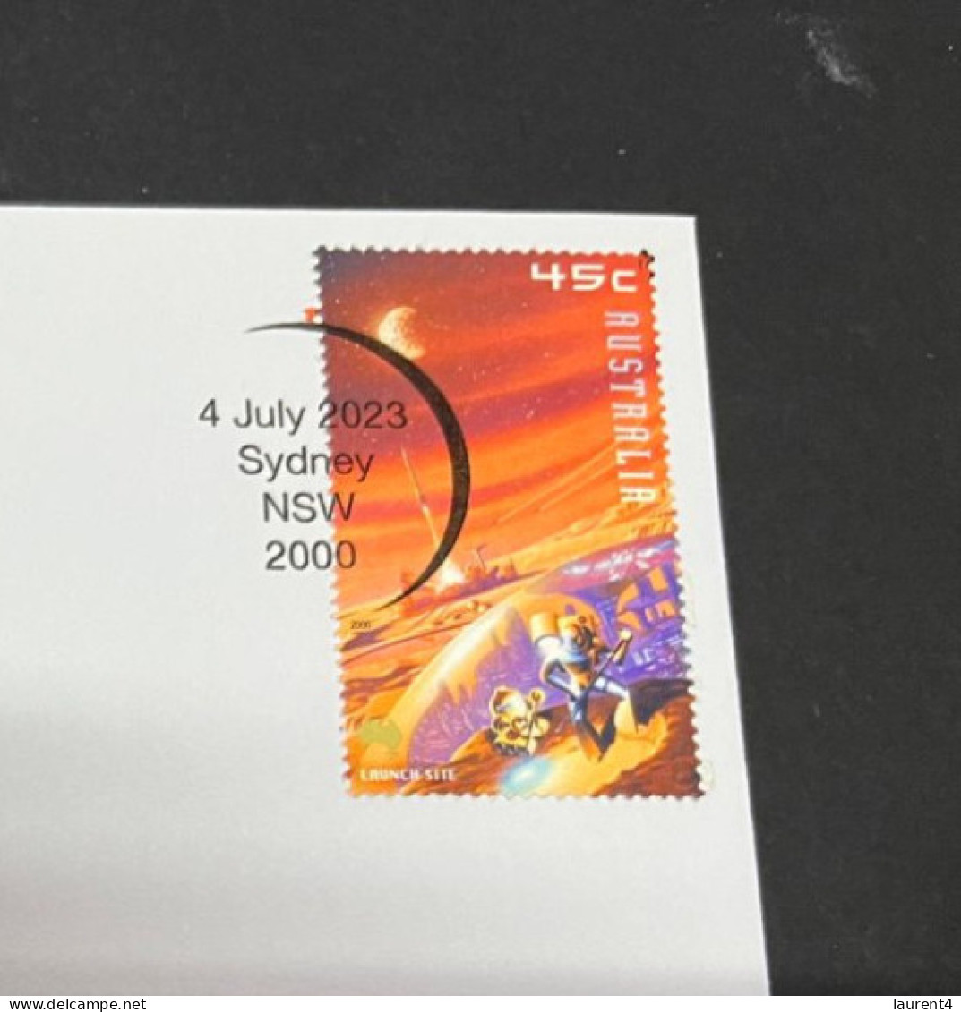 10-10-2023 (4 U 47) France - Ariane 5 Rocket Final Blast In Kourou (4-7-2023) French Guyana (space Planet Stamp) - Other (Sea)