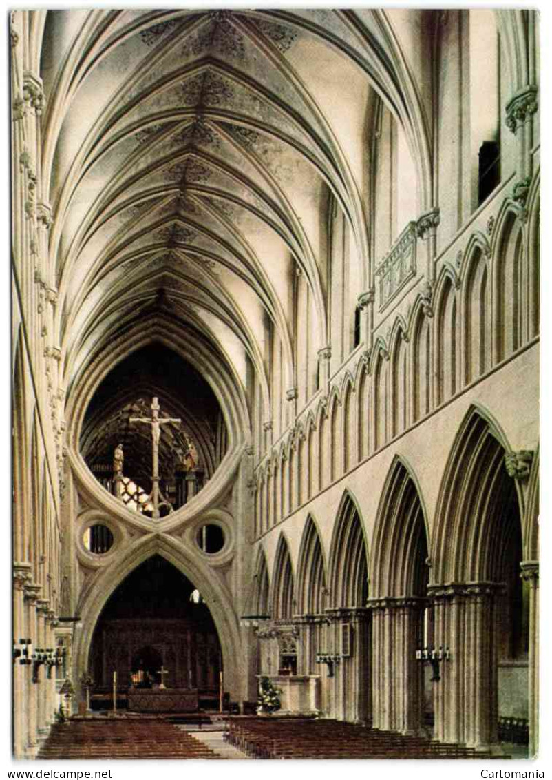 Somerset - Wells Cathedral - The Nave - Wells
