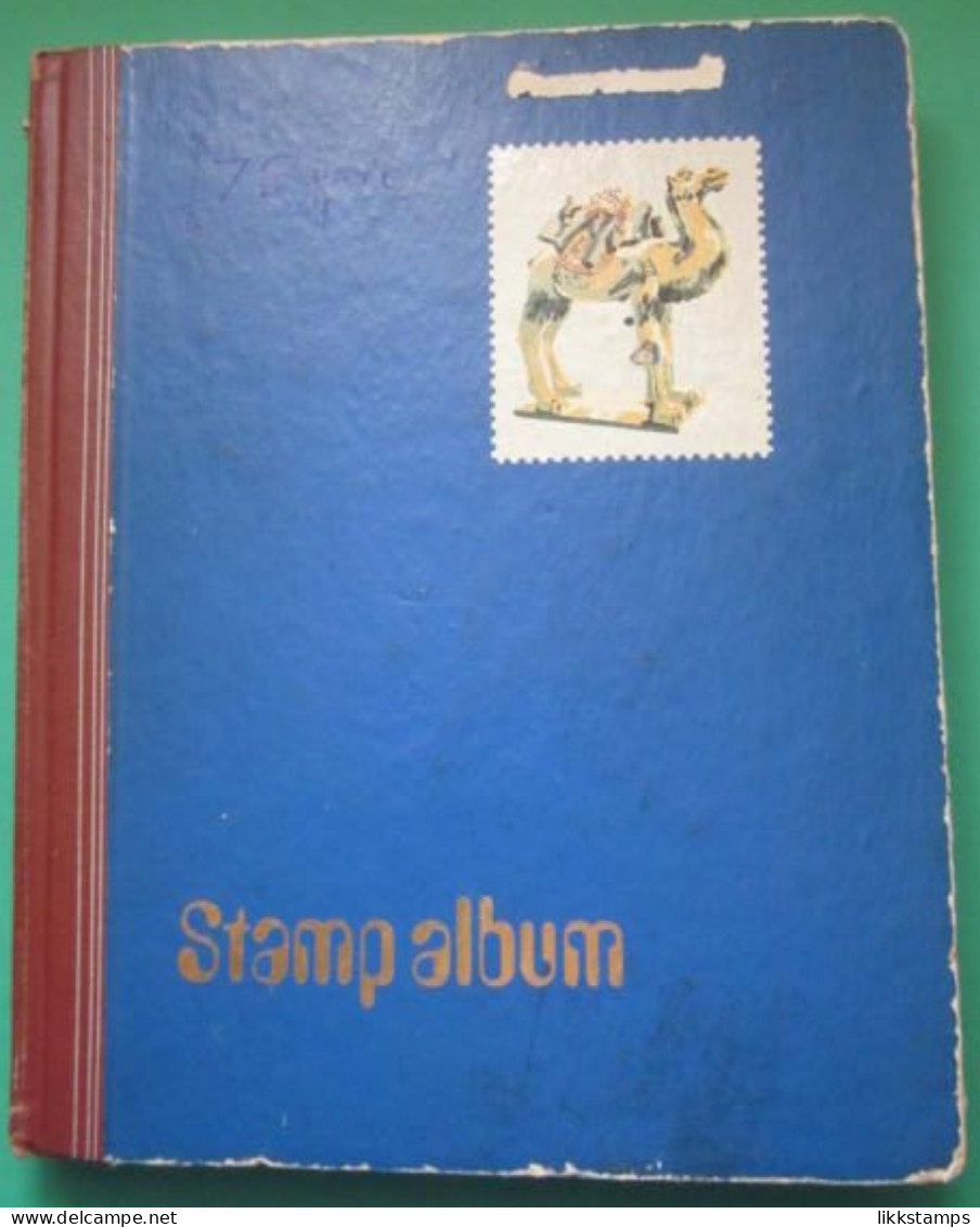 VINTAGE, LARGE, EMPTY, FLYING EAGLE NUMBER T701 STOCKBOOK. #03040 - Grand Format, Fond Blanc