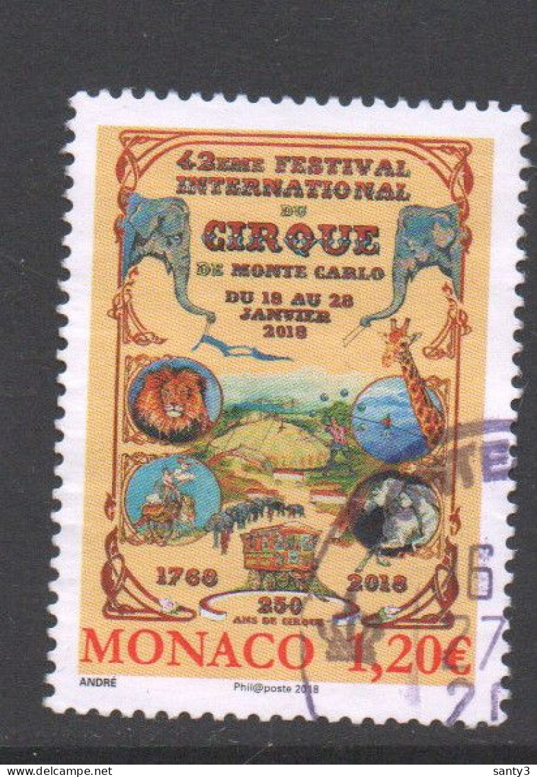 Monaco 2018 Yv 3117,   Gestempeld - Used Stamps