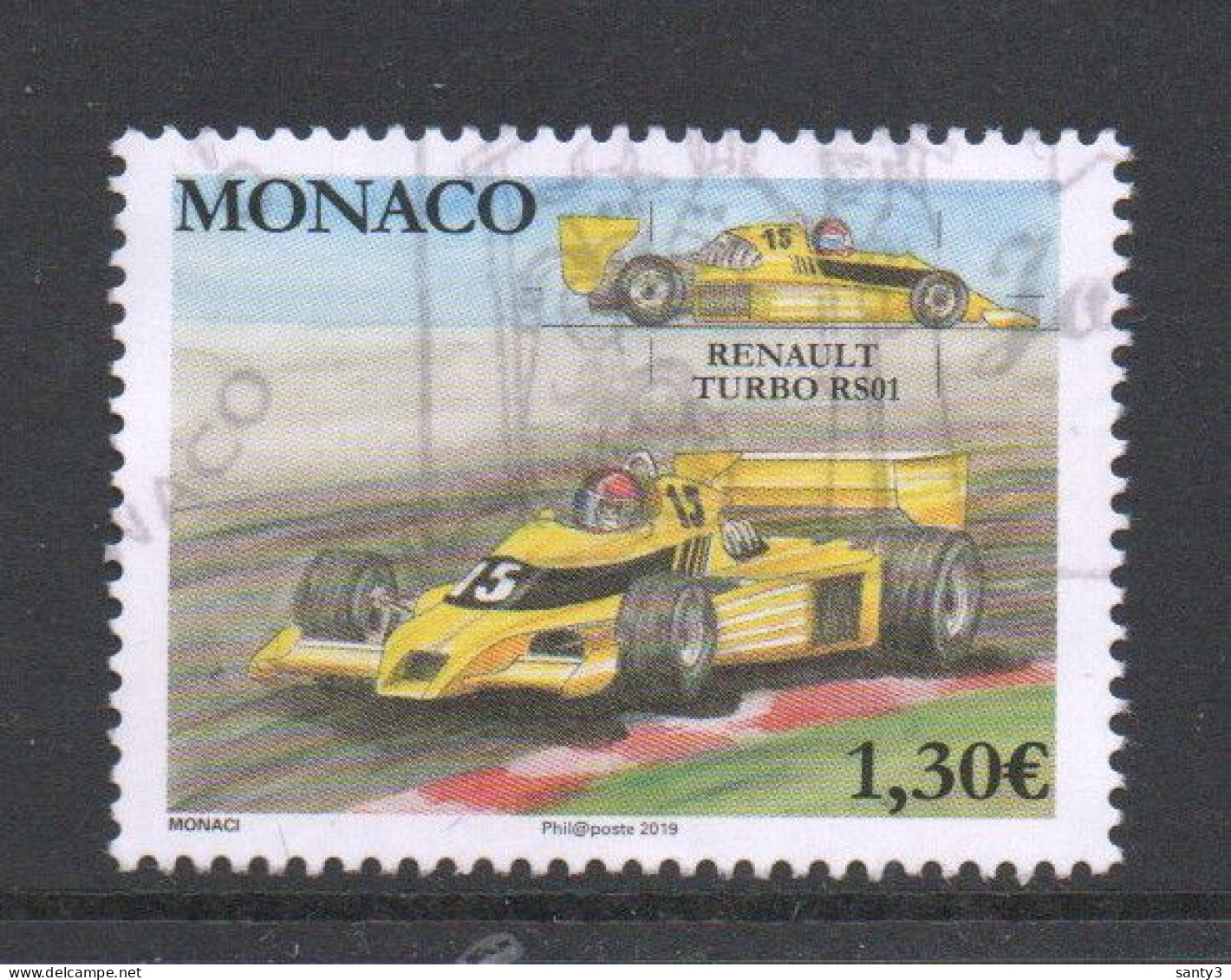 Monaco 2019 Yv 3172, Gestempeld - Gebruikt