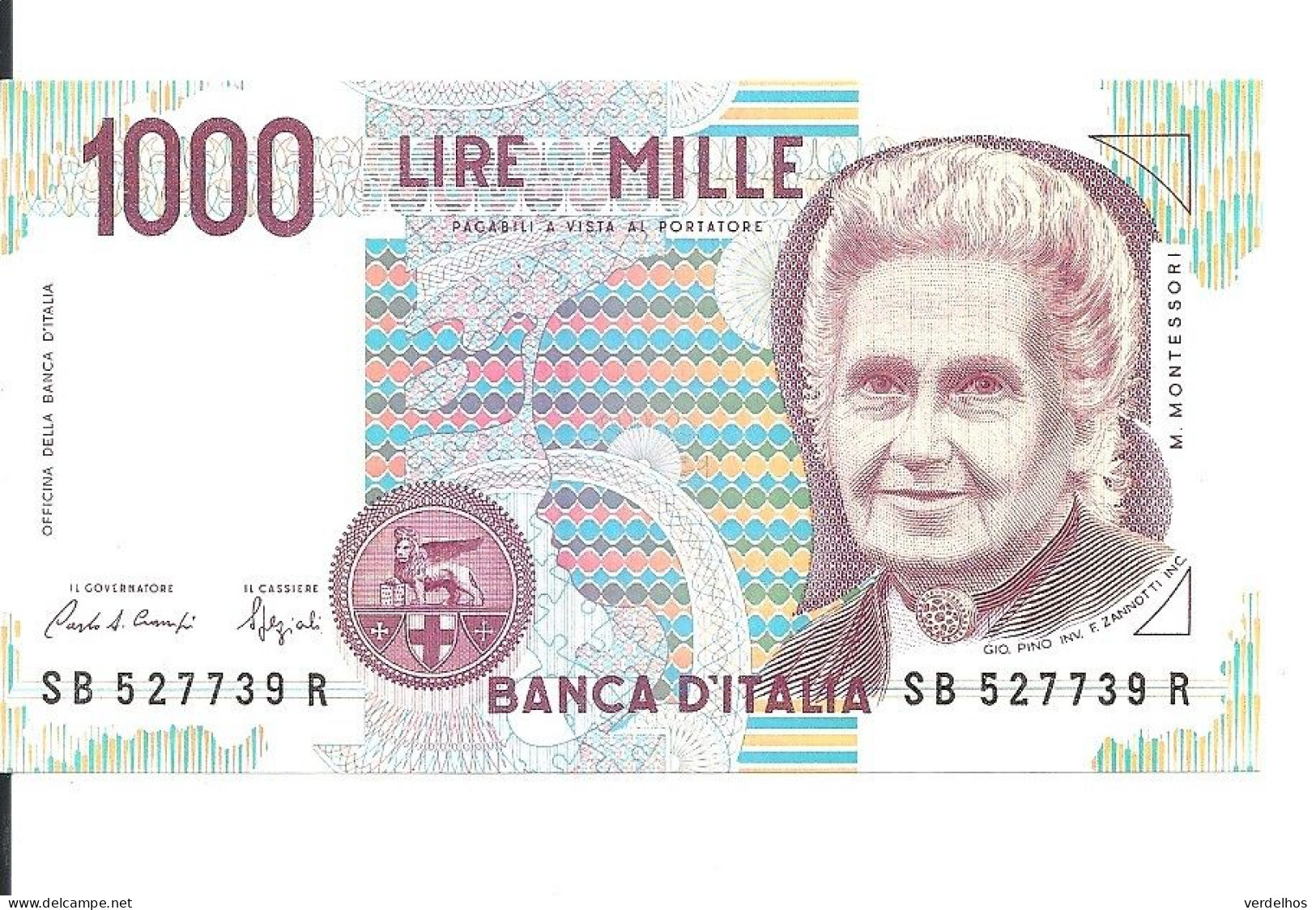 ITALIE 1000 LIRE 1990 UNC P 114 A - 1000 Lire