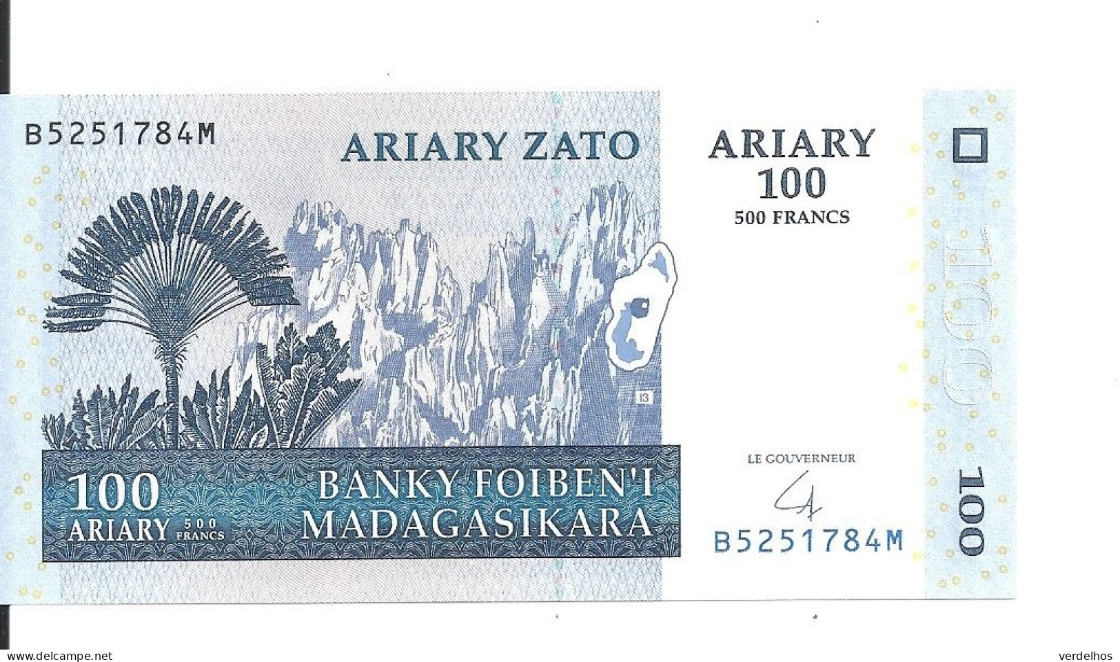 MADAGASCAR 100 ARIARY 2004 UNC P 86 B - Madagaskar