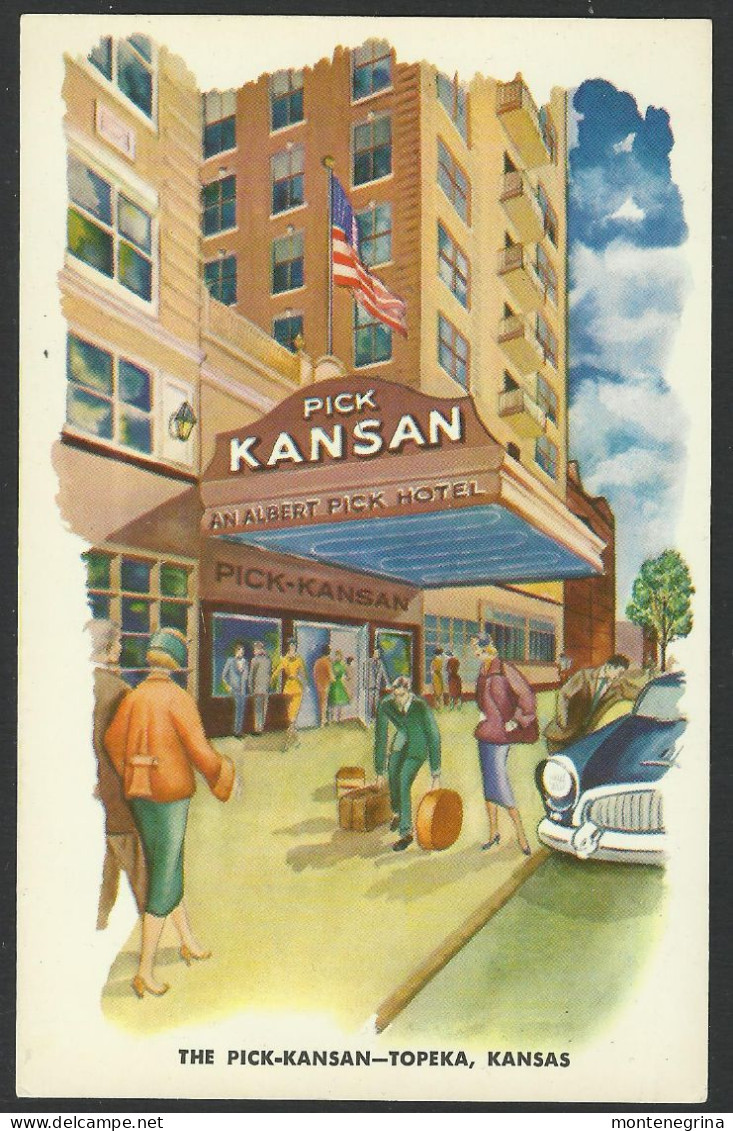 KANSAS - TOPEKA - Hotel PICK KANSAN - Postcard (see Sales Conditions) 09219 - Topeka