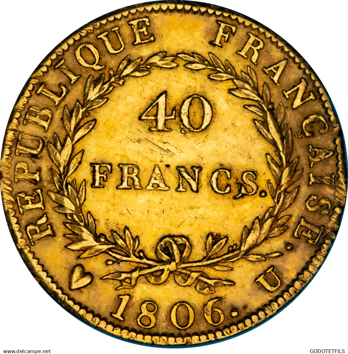 Premier Empire - 40 Francs Napoléon 1806 Turin - 40 Francs (or)