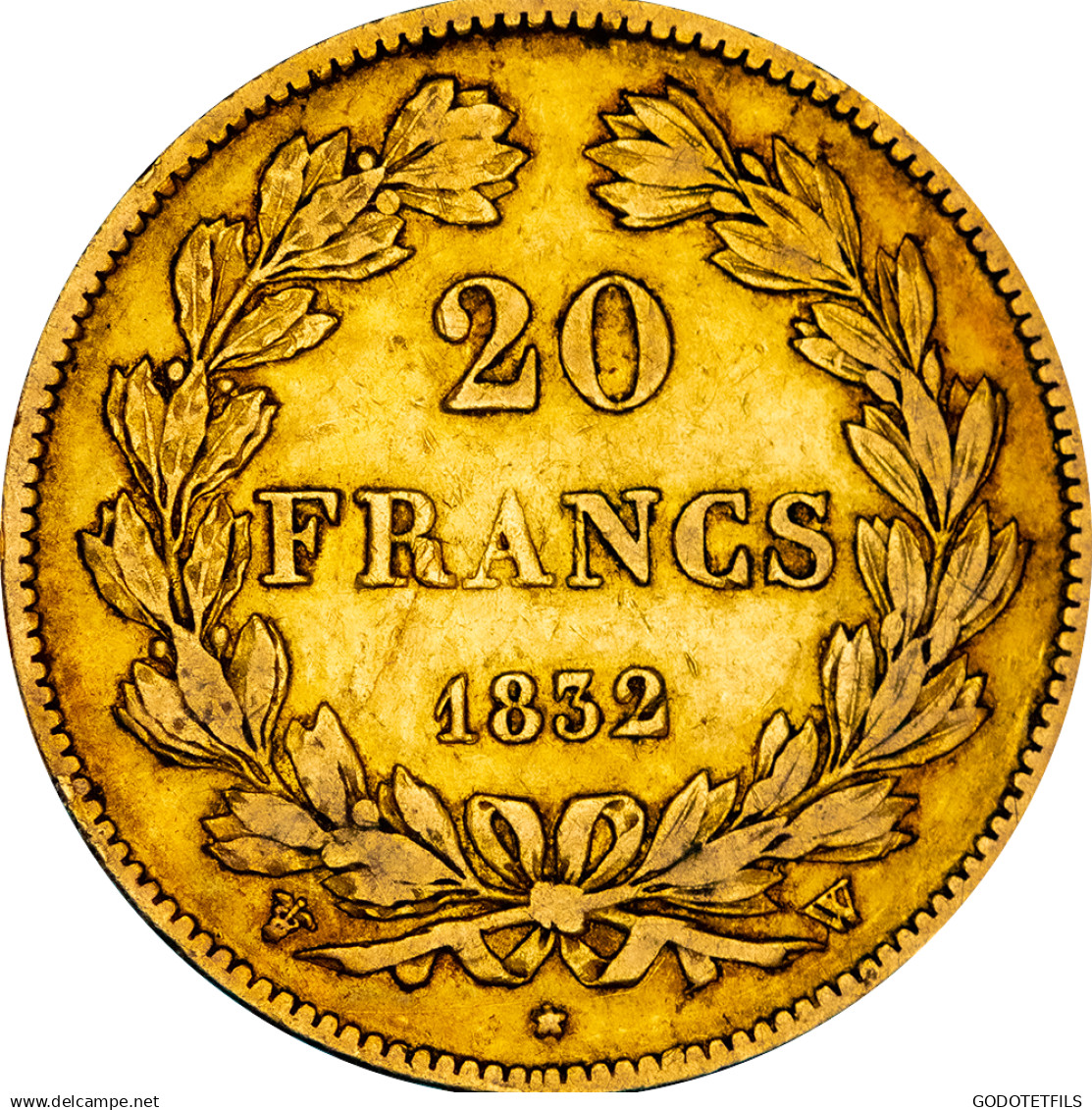 Restauration - 20 Francs Or Louis-Philippe 1832 Lille - 20 Francs (goud)